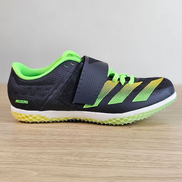 Adidas Adizero HJ High Jump Track & Field Shoe Spikes Men's 5 Black Green GY8397 - Picture 10 of 15